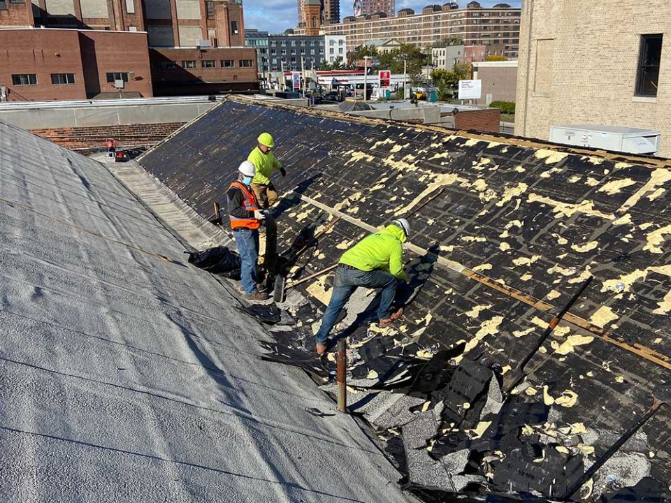 flat roof repair Staten Island - EPDM rubber roofing contractor