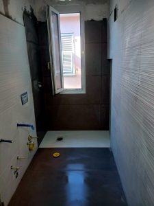 Bathroom shower remodel