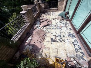 Terrace demolition