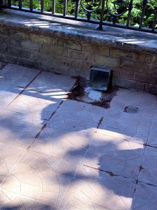 Scupper drain detail