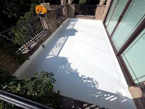 Finished terrace
