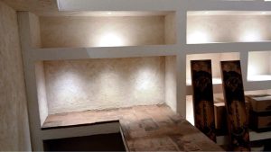 Built-in shelving installation
