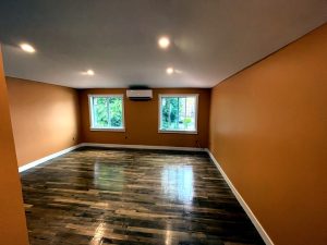 Finished orange room